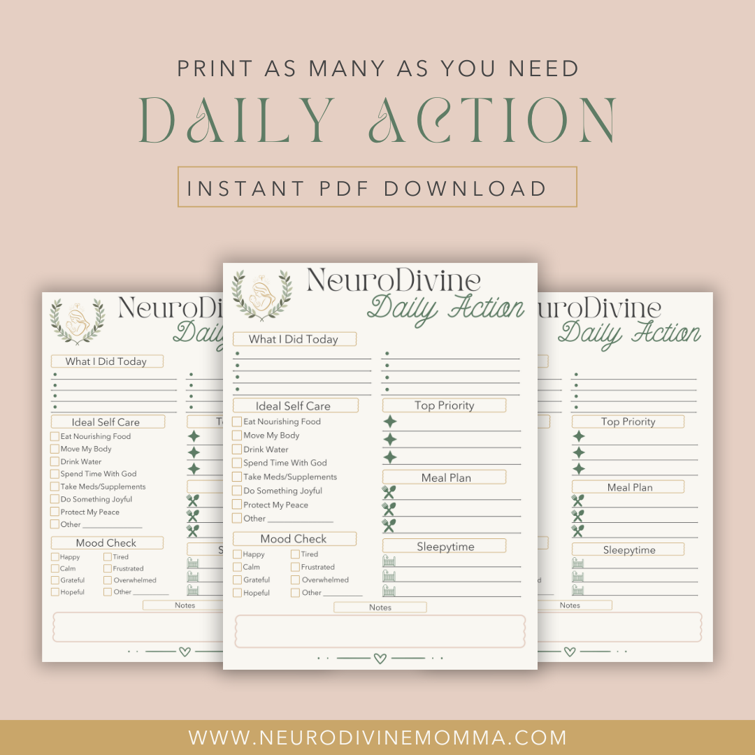 NeuroDivine Daily Action Page